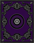 Regal Plum Ornate Medallion Border Rug