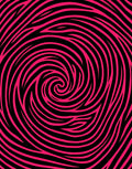 Hot Pink Swirl Abstract Rug