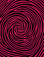Hot Pink Swirl Abstract Rug