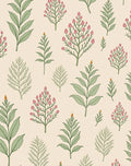 Botanical Garden Pink Blossom Medallion Rug