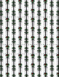 Vertical Green Pine Berry Stripes Rug