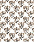 Brown Botanical Tree Artwork Rug