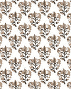 Brown Botanical Tree Artwork Rug