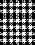 Classic Black White Houndstooth Check Rug