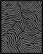 Black and White Flowing Lines Rug