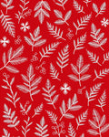 Crimson White Leaf Berry Botanical Rug
