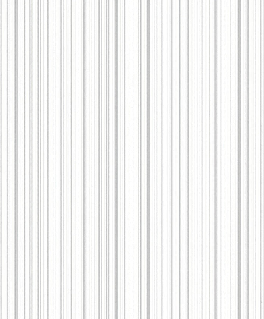 Clean White Pinstripe Texture Rug