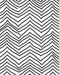 Muted Black Hand Drawn Chevron Stripes Rug