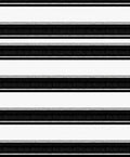 Classic Black and White Wide Stripe Rug