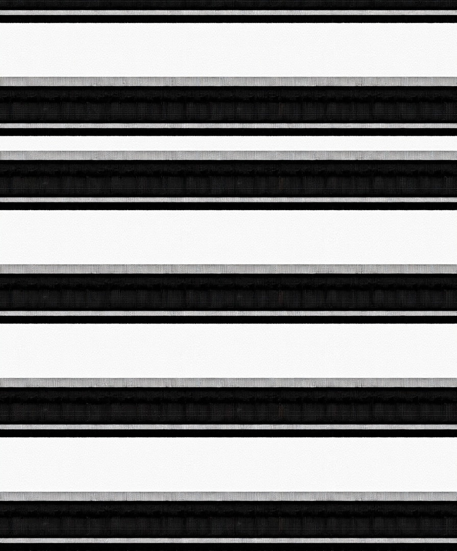 Classic Black and White Wide Stripe Rug