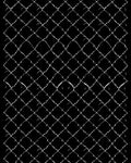 Classic White Chain Link Texture Rug