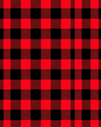 Bold Red Black Buffalo Check Rug