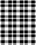 Classic Black White Buffalo Check Rug