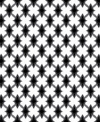Black Gray Lattice Fleur de Lis Rug