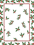 Red Green Holly Berry Scatter Rug