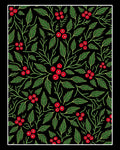 Black Berry Botanical Branches Rug