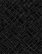 Abstract Black White Cosmic Lines Rug