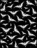 Classic White Flight Butterfly Repeat Rug