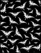 Classic White Flight Butterfly Repeat Rug