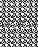 Abstract Penguin Black White Composition Rug