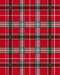 Crimson Emerald White Plaid Rug
