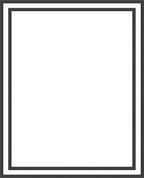 Simple Dark Gray Triple Border Square Rug