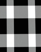 Classic Black White Buffalo Check Rug