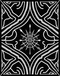 Monochromatic Radiant Starburst Geometric Rug