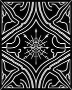 Monochromatic Radiant Starburst Geometric Rug