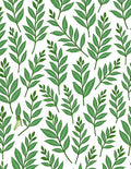 Verdant Green Foliage Branches Rug