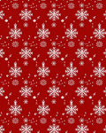 Winter Wonderland Snowflake Cluster Rug