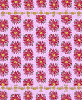 Crimson Dahlia Floral Overlay Rug
