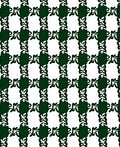 Forest Green White Lattice Vine Rug