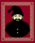 Crimson And Cream Traditional Portrait Rug