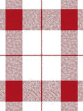 Crimson Buffalo Check Textural Rug