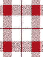 Crimson Buffalo Check Textural Rug