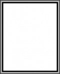 Modern Black Gray Border Rug