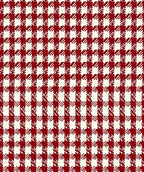 Deep Cherry Houndstooth Check Rug