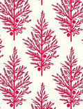 Crimson Leafy Branch Repeat Rug
