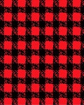 Crimson Black Buffalo Check Rug