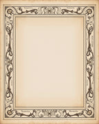 Art Nouveau Floral Vine Border Rug