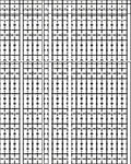 Bold Black Grid Floral Cross Stitch Rug