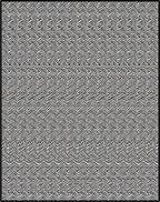 Monochrome Wavy Stripe Overlay Rug