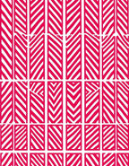 Bold Red Diagonal Stripe Blocks Rug