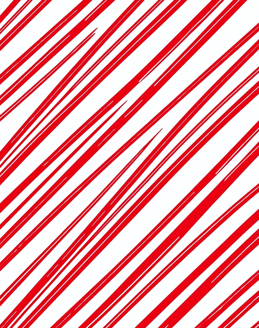 Bold Crimson Stripe Abstract Rug