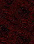 Crimson Swirl Nebula Art Rug
