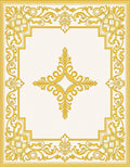 Golden Regal Scrollwork Medallion Rug