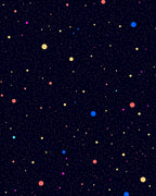 Cosmic Multicolored Starry Night Rug