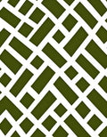 Olive Green Interlocking Lattice Rug
