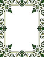 Dark Emerald Vines with Gold Accents Rug